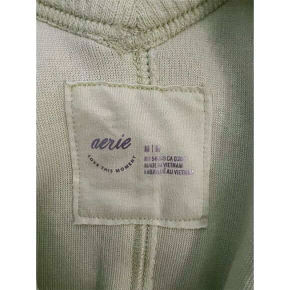 Aerie Women's V-Neck Pullover Sweater Lime Green Size M - Picture 4 of 8